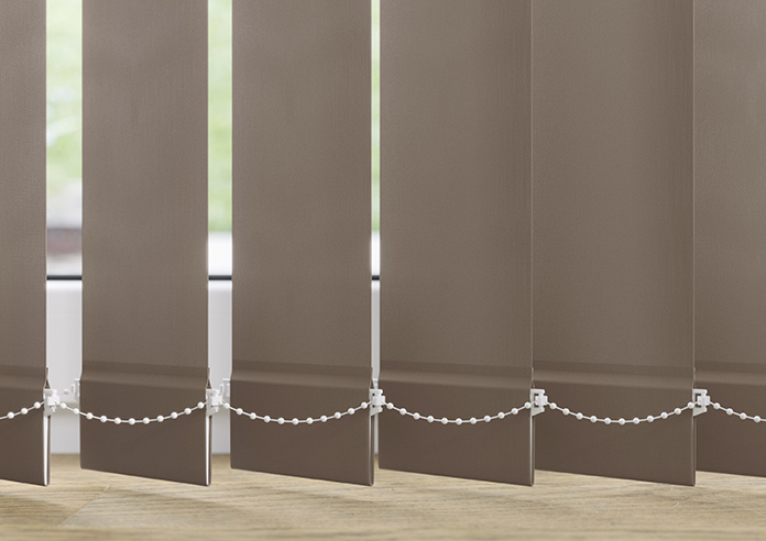 Roma, Smoke Brown - Vertical Blind Slats - Image 3